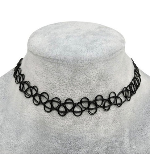 Tattoo choker halskette - tattoo, 90er