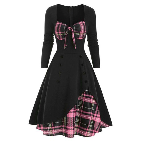 Damen steampunk gothic kleid - kleid, |