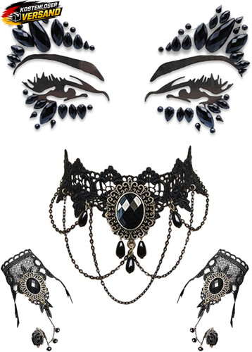Gothic schmuck set aus - gothic,
