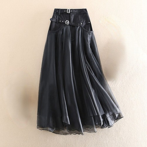 Damen mesh rock hohe taille - damen,