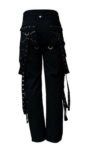 Schwarze lange gothic hose - gothic,