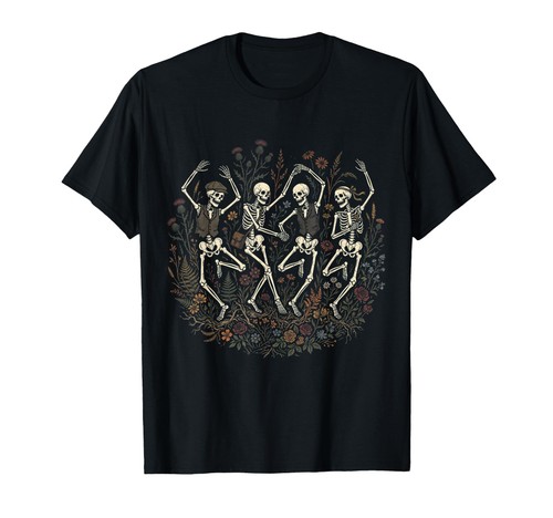 Gothic shirt skelette tanzen - gothic,