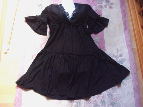 Gothic volant kleid - gothic,