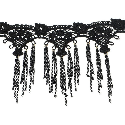 Gothic choker halskette spitze - halskette,