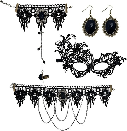 Gothic schmuckset teilig - gothic,