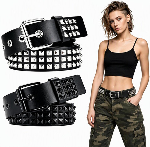 Damen nietengürtel set - damen,