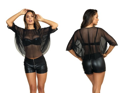 Axami bluse transparent - bluse,
