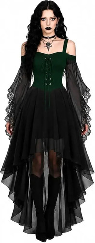 Hexenkleid damen halloween - hexenkleid,