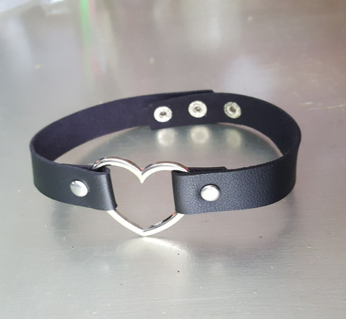 Herz choker gothic halsband - gothic,