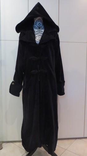 Mantel samt schwarz von - schwarz,
