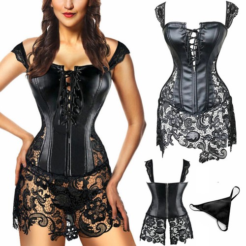 Schwarz korsett damen corsage - korsett,