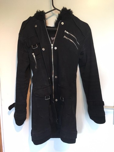 Gothicana emp wintermantel - by,