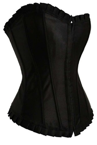 Vollbrust corsage schwarz - corsage,