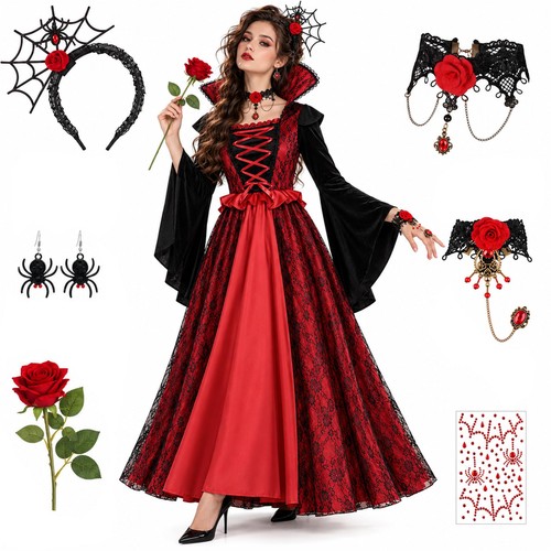 Vampir kostüm damen gothic - damen,