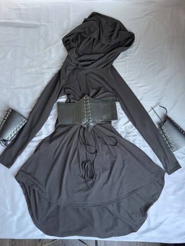 Gothic punk minikleid - gothic,