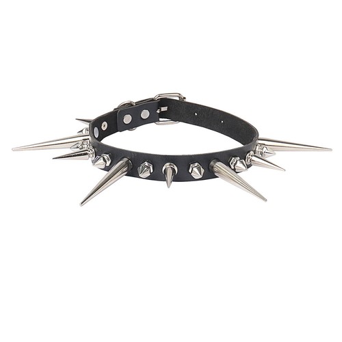 Gothic nietenhalsband choker - nietenhalsband,