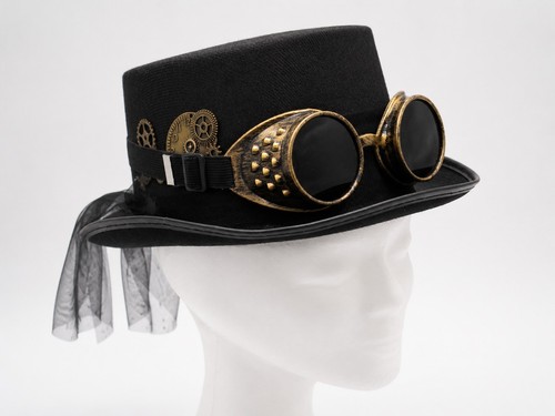 Steampunk zylinder hut mit - steampunk,