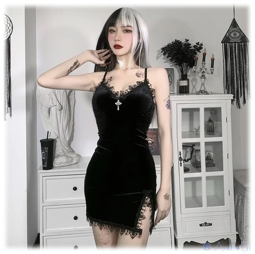 Party mini kleid schwarz mit - schwarz,