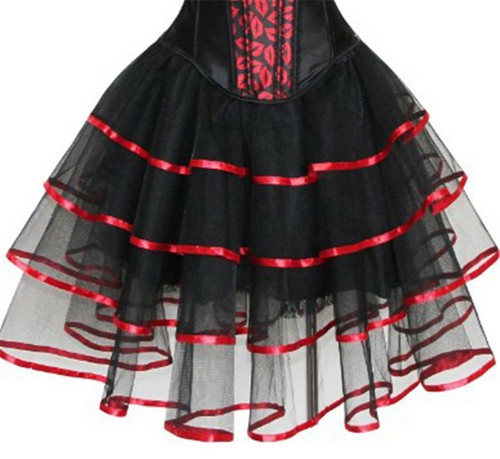 Gothic corsagenrock volant - gothic,