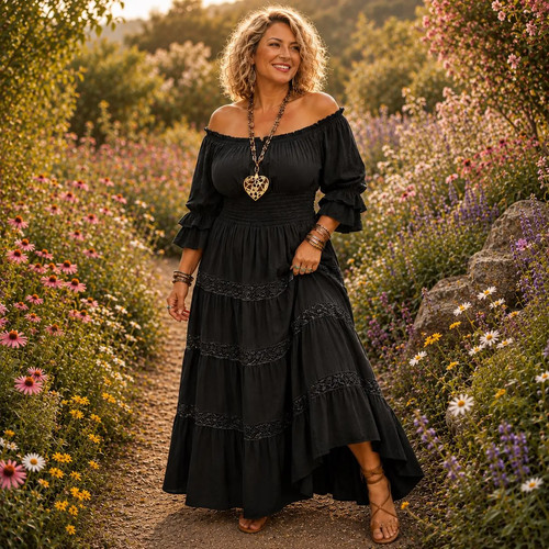 Prairie dress cottage goth - cottage,