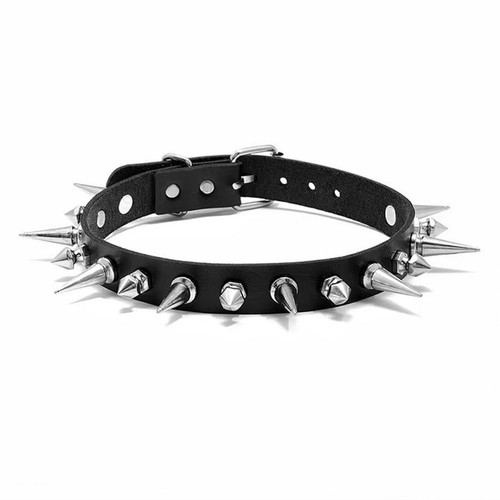 Gothic nietenhalsband choker - gothic,