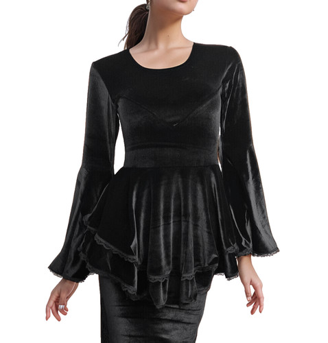 Samttunika gothic witch - samttunika,