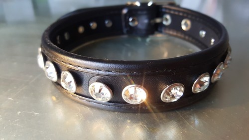 Strass halsband choker glitzer - halsband,