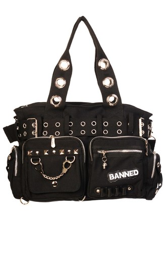 Gothic handtasche banned - gothic,