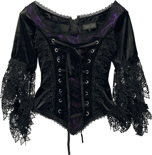 Sinister gothic bluse damen - gothic,
