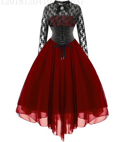 Damen lace punk gothic - lace,