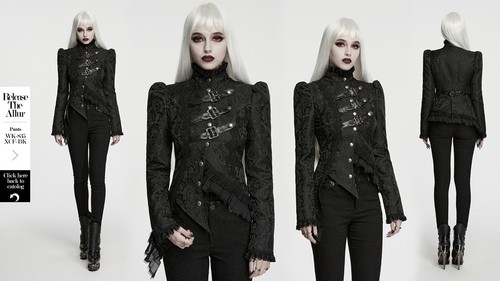 Punk rave women black gothic - rave,