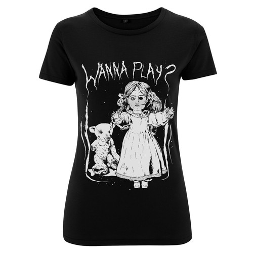 Girly shirt wanna play - girly,