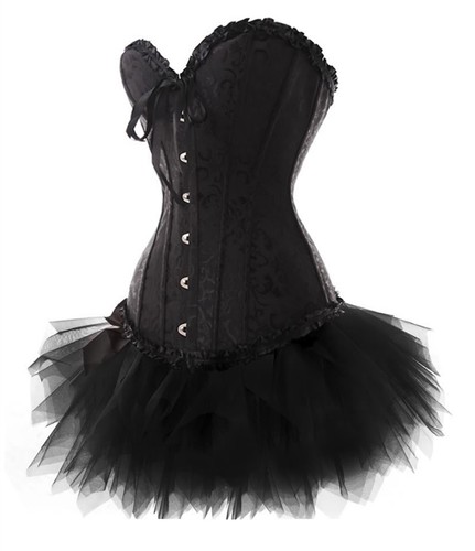 Corsage kleid mini rock - mini,