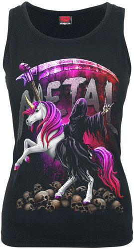 Spiral top damen metallicorn - damen,
