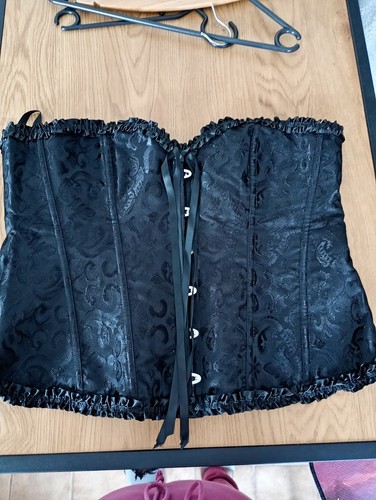 Schwarze korsage xxl damen - schwarze,
