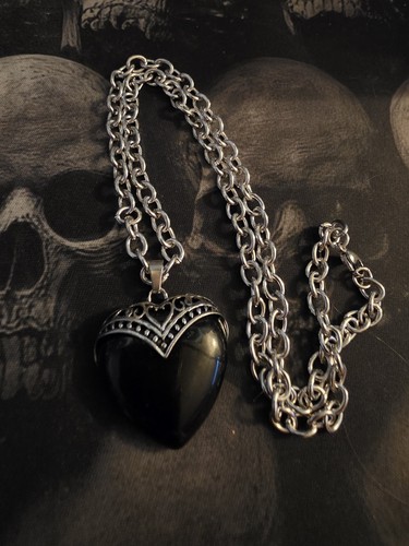 Gothic herz kette damen - herz,