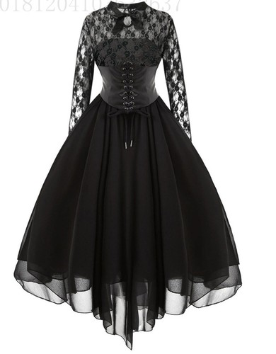 Damen lace punk gothic - damen,