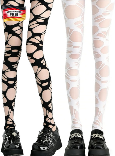 Perforierte damenstrumpfhose - perforierte,