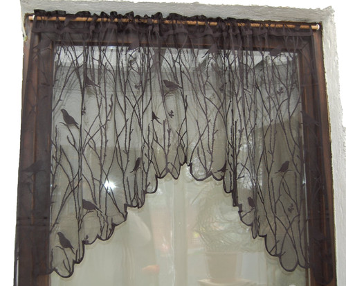 Gardine,Gothic,schwarz,Rabe,Vo
