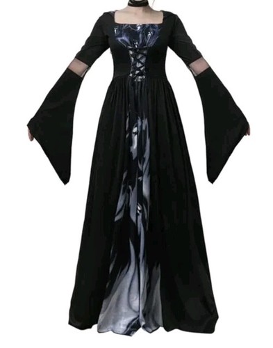Damen gothic medieval hexe - gothic,